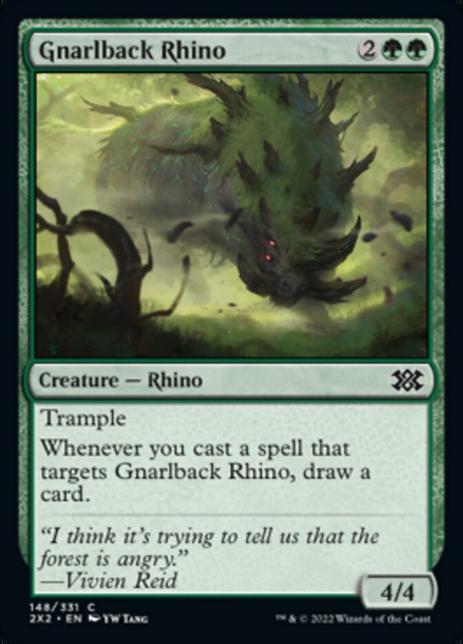 Gnarlback Rhino [Double Masters 2022] | Play N Trade Winnipeg