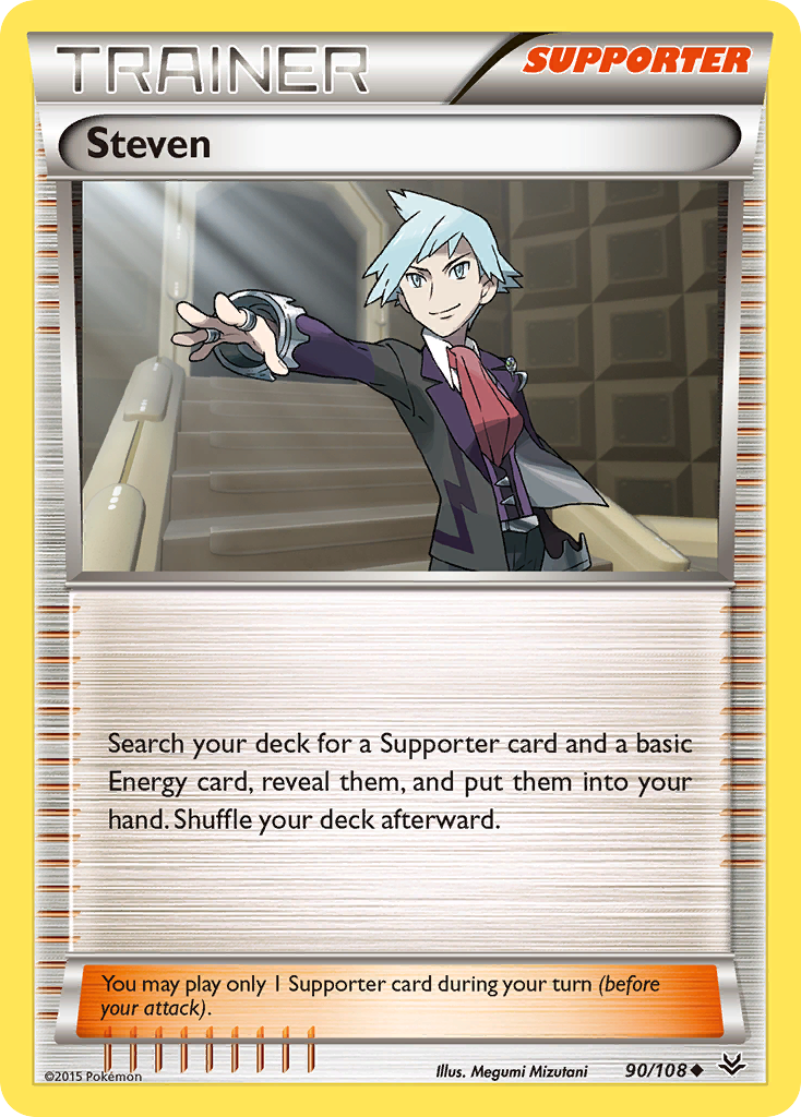 Steven (90/108) [XY: Roaring Skies] | Play N Trade Winnipeg