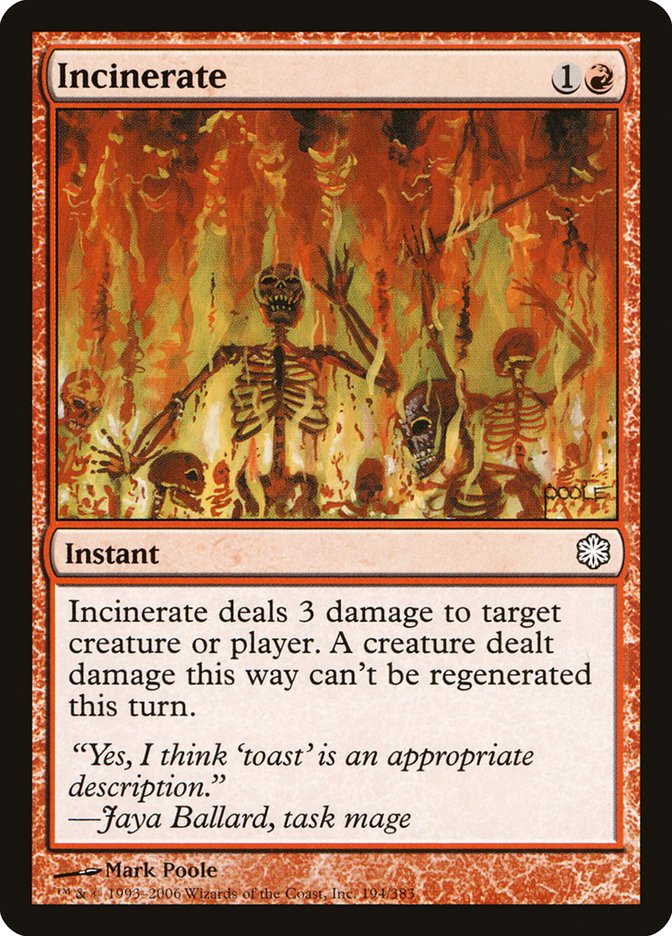 Incinerate [Coldsnap Theme Decks] | Play N Trade Winnipeg