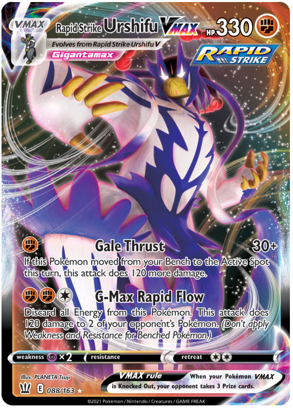 Rapid Strike Urshifu VMAX (088/163) [Sword & Shield: Battle Styles] | Play N Trade Winnipeg