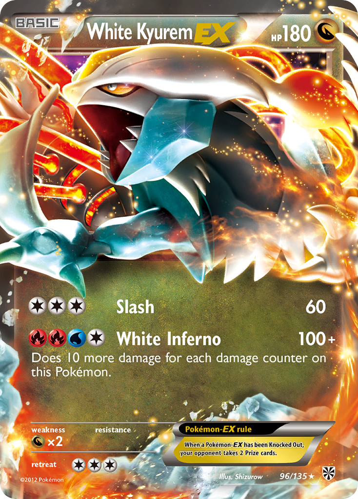 White Kyurem EX (96/135) [Black & White: Plasma Storm] | Play N Trade Winnipeg