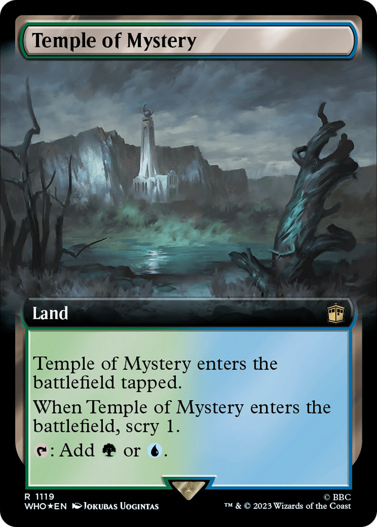 Temple of Mystery (Extended Art) (Surge Foil) [Doctor Who] | Play N Trade Winnipeg