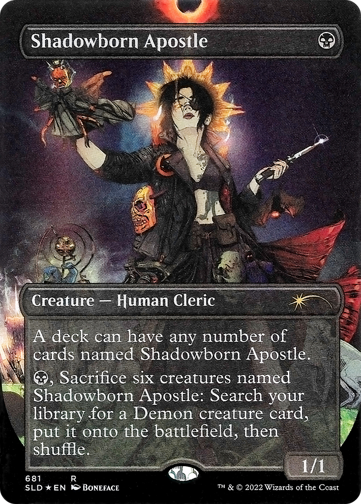 Shadowborn Apostle (681) (Borderless) [Secret Lair Drop Promos] | Play N Trade Winnipeg