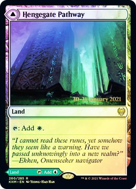 Hengegate Pathway // Mistgate Pathway [Kaldheim Prerelease Promos] | Play N Trade Winnipeg