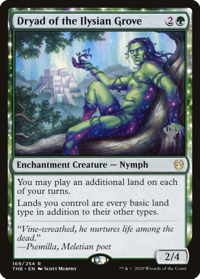 Dryad of the Ilysian Grove (Promo Pack) [Theros Beyond Death Promos] | Play N Trade Winnipeg