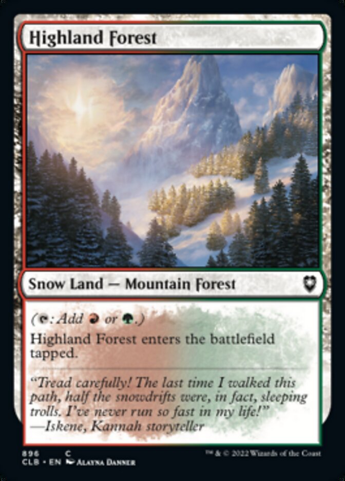 Highland Forest [Commander Legends: Battle for Baldur's Gate] | Play N Trade Winnipeg