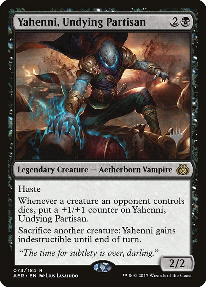 Yahenni, Undying Partisan (Promo Pack) [Aether Revolt Promos] | Play N Trade Winnipeg