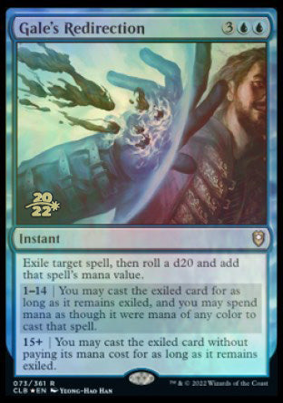 Gale's Redirection [Commander Legends: Battle for Baldur's Gate Prerelease Promos] | Play N Trade Winnipeg