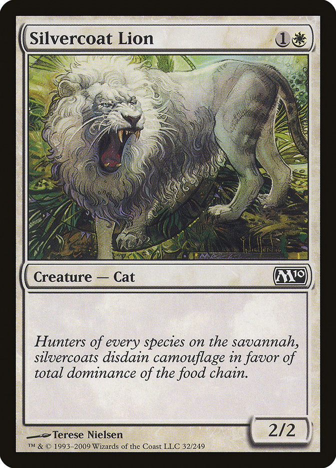 Silvercoat Lion [Magic 2010] | Play N Trade Winnipeg