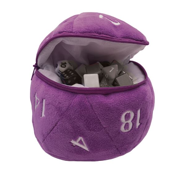 UP DICE BAG PURPLE D20 PLUSH | Play N Trade Winnipeg