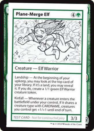 Plane-Merge Elf (2021 Edition) [Mystery Booster Playtest Cards] | Play N Trade Winnipeg