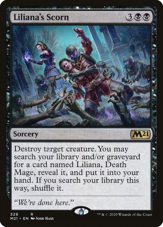 Liliana's Scorn [Core Set 2021] | Play N Trade Winnipeg