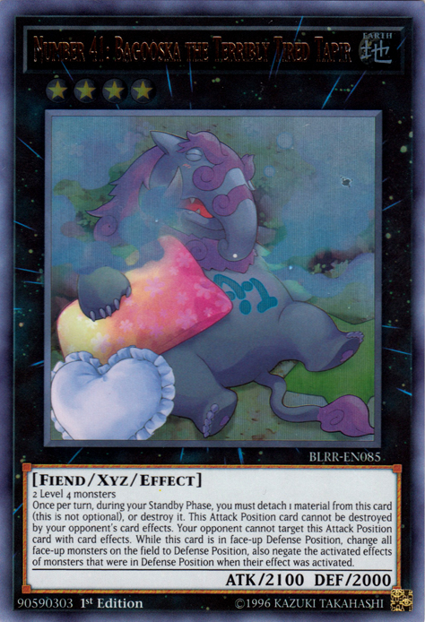 Number 41: Bagooska the Terribly Tired Tapir [BLRR-EN085] Ultra Rare | Play N Trade Winnipeg