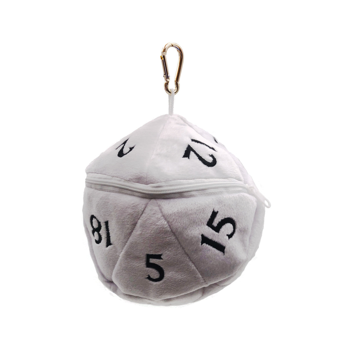 UP DICE BAG WHITE D20 PLUSH | Play N Trade Winnipeg