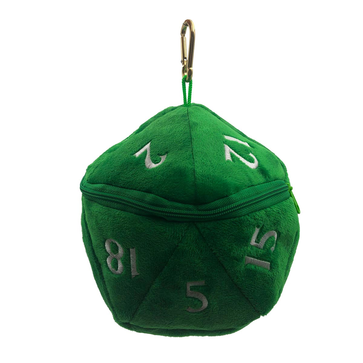 UP DICE BAG GREEN D20 PLUSH | Play N Trade Winnipeg