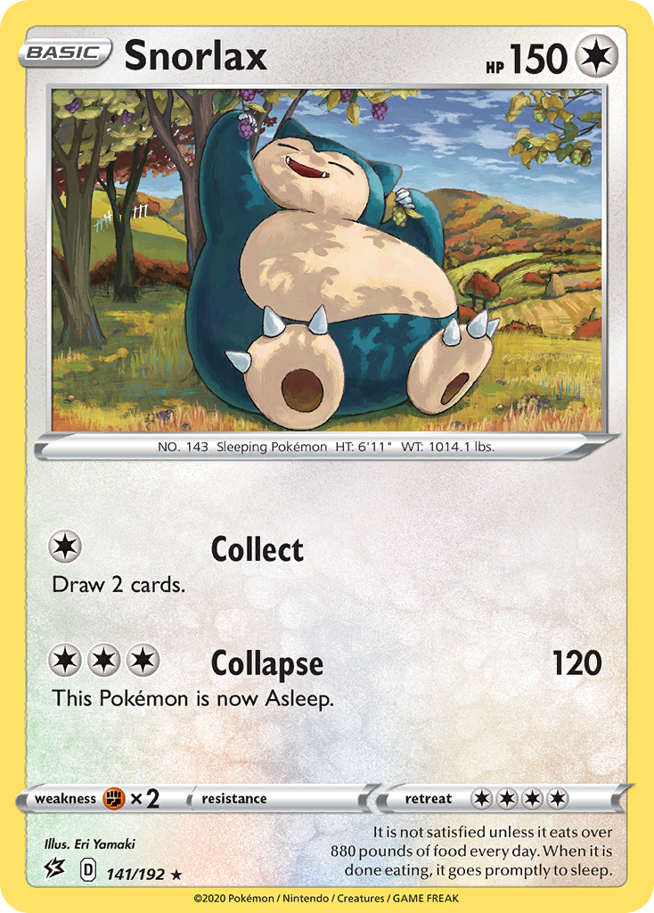 Snorlax (141/192) [Sword & Shield: Rebel Clash] | Play N Trade Winnipeg