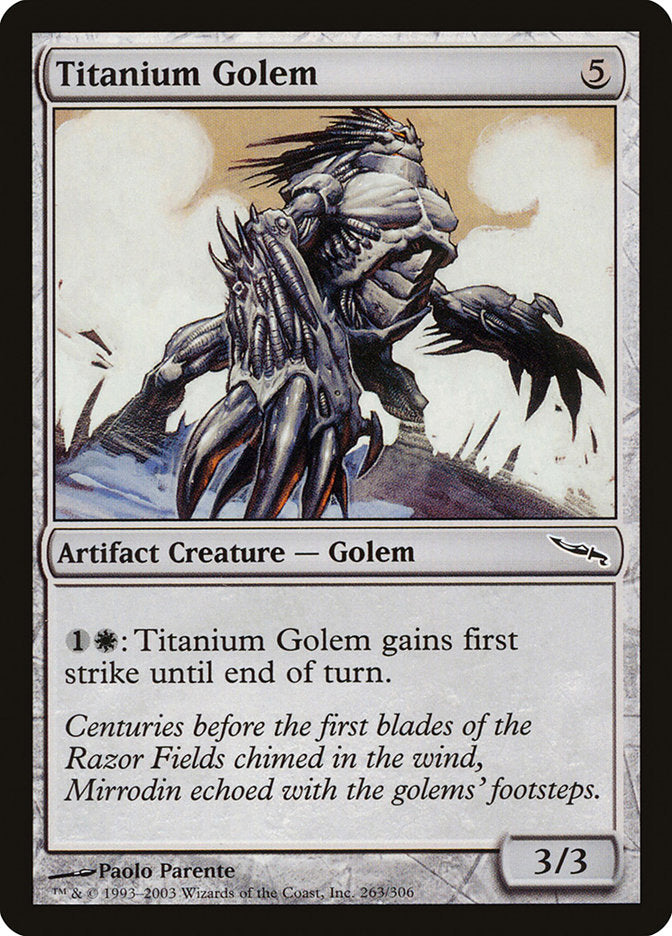 Titanium Golem [Mirrodin] | Play N Trade Winnipeg