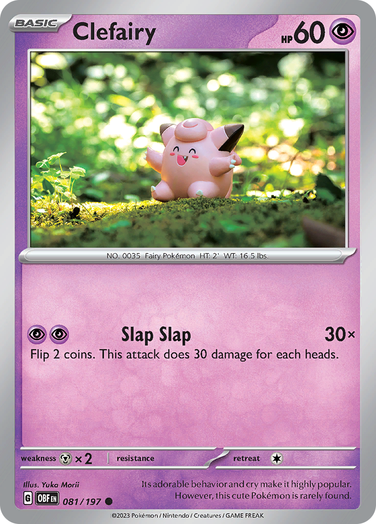 Clefairy (081/197) [Scarlet & Violet: Obsidian Flames] | Play N Trade Winnipeg