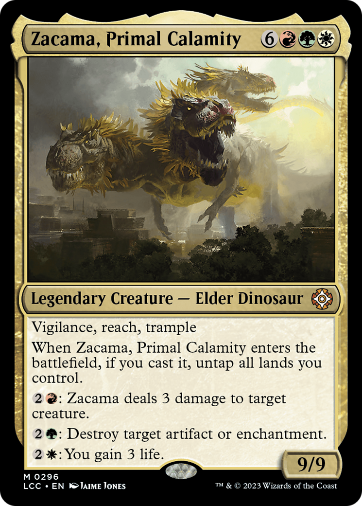 Zacama, Primal Calamity [The Lost Caverns of Ixalan Commander] | Play N Trade Winnipeg