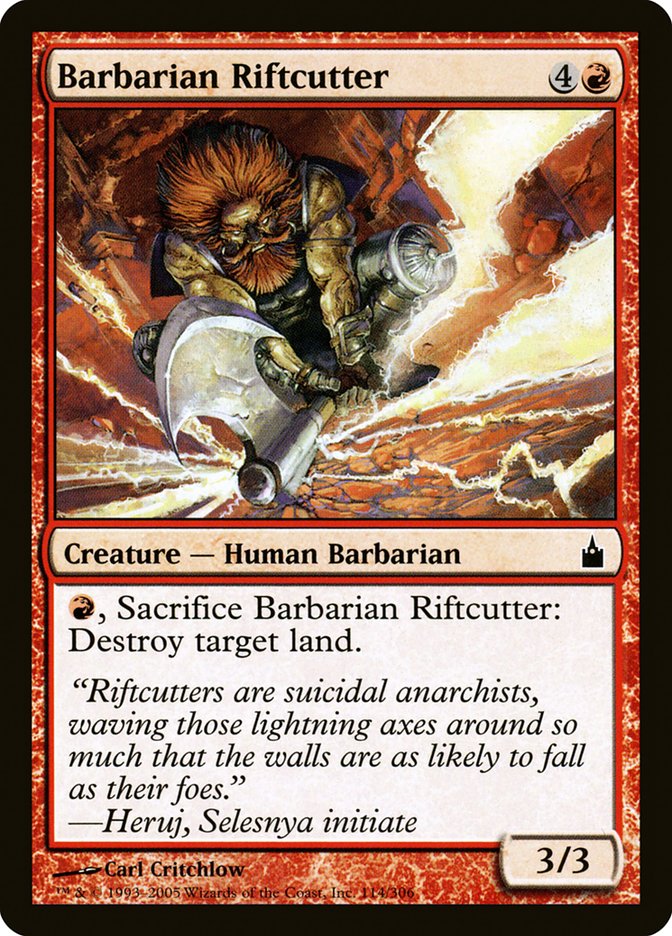 Barbarian Riftcutter [Ravnica: City of Guilds] | Play N Trade Winnipeg