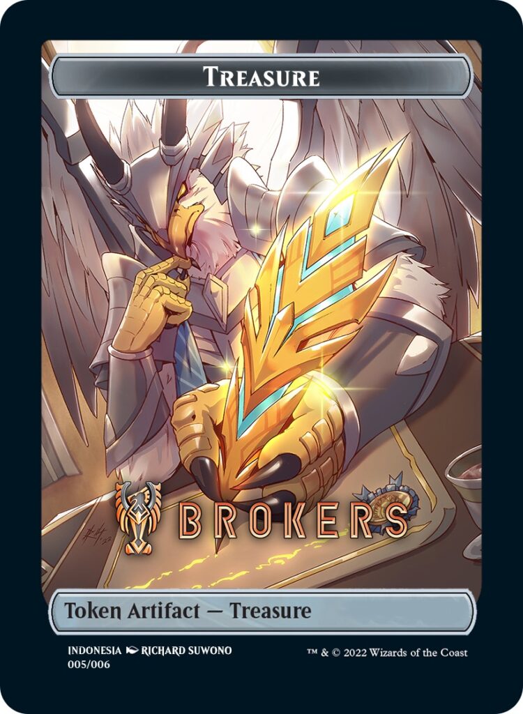 Treasure Token (Brokers) (Southeast Asia Artists) [Streets of New Capenna Tokens] | Play N Trade Winnipeg