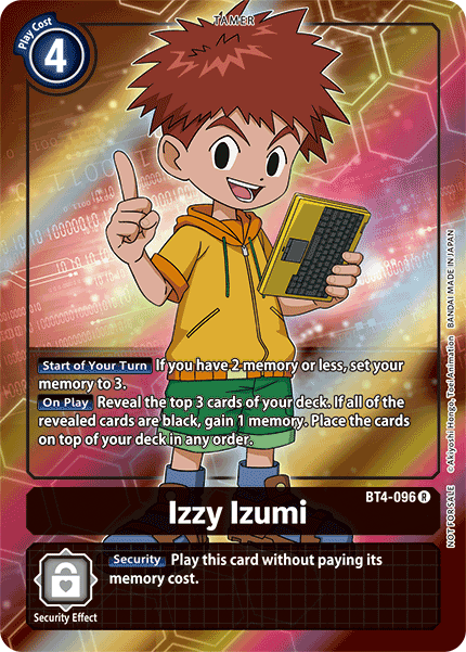 Izzy Izumi [BT4-096] (Buy-A-Box Promo) [Great Legend Promos] | Play N Trade Winnipeg