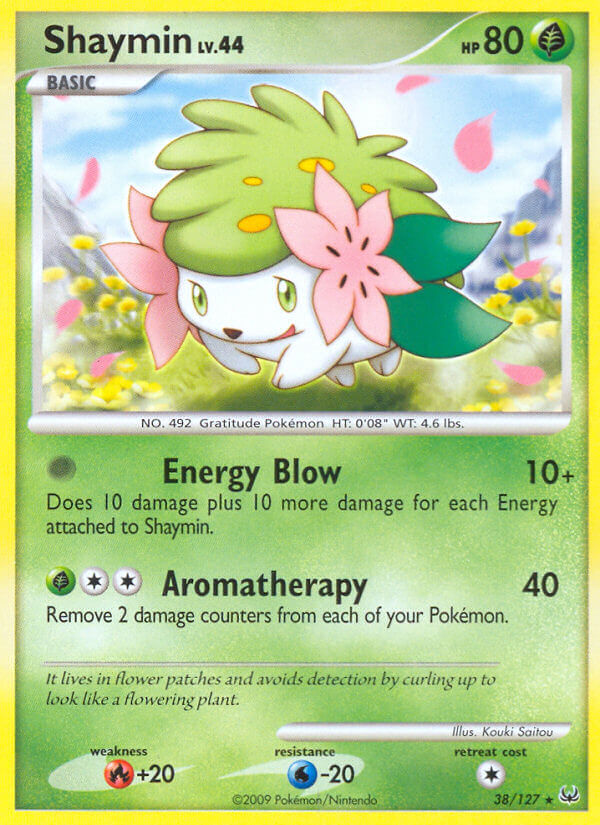 Shaymin (38/127) (Theme Deck Exclusive) [Platinum: Base Set] | Play N Trade Winnipeg