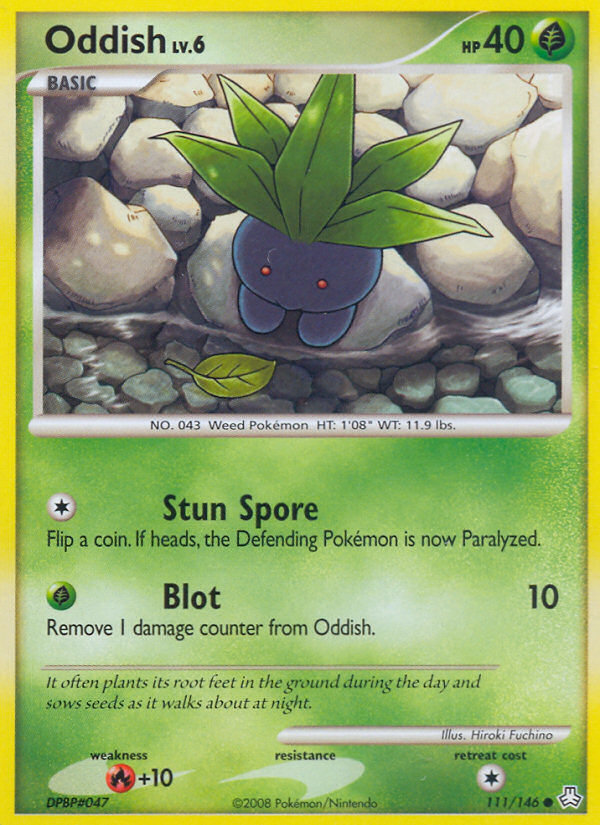 Oddish (111/146) [Diamond & Pearl: Legends Awakened] | Play N Trade Winnipeg