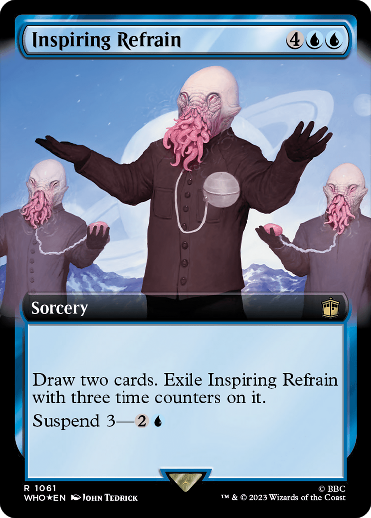 Inspiring Refrain (Extended Art) (Surge Foil) [Doctor Who] | Play N Trade Winnipeg