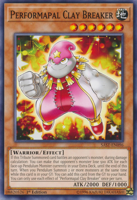 Performapal Clay Breaker [SAST-EN096] Common | Play N Trade Winnipeg