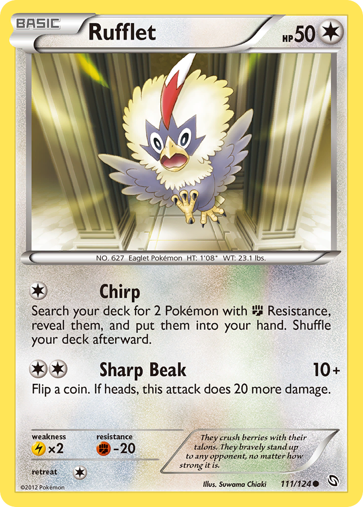 Rufflet (111/124) [Black & White: Dragons Exalted] | Play N Trade Winnipeg