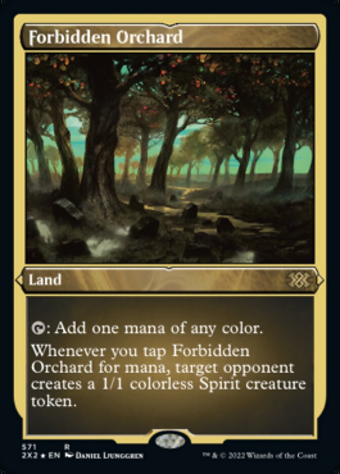 Forbidden Orchard (Foil Etched) [Double Masters 2022] | Play N Trade Winnipeg