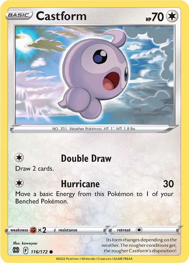 Castform (116/172) [Sword & Shield: Brilliant Stars] | Play N Trade Winnipeg