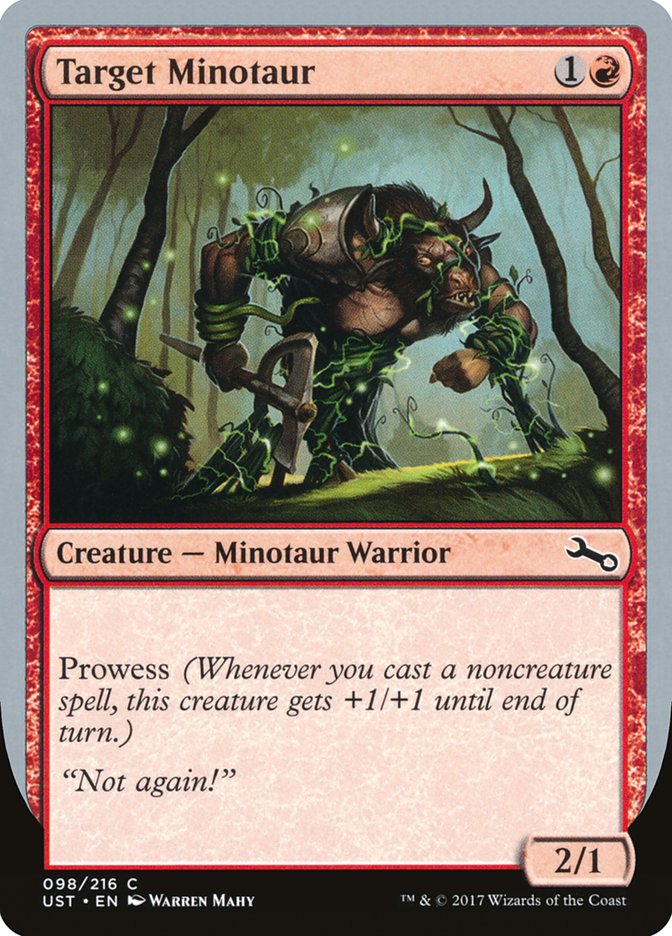 Target Minotaur (Vine Art) [Unstable] | Play N Trade Winnipeg