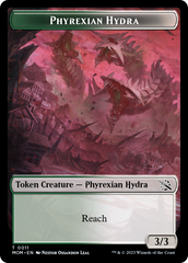 Monk // Phyrexian Hydra (11) Double-Sided Token [March of the Machine Tokens] | Play N Trade Winnipeg