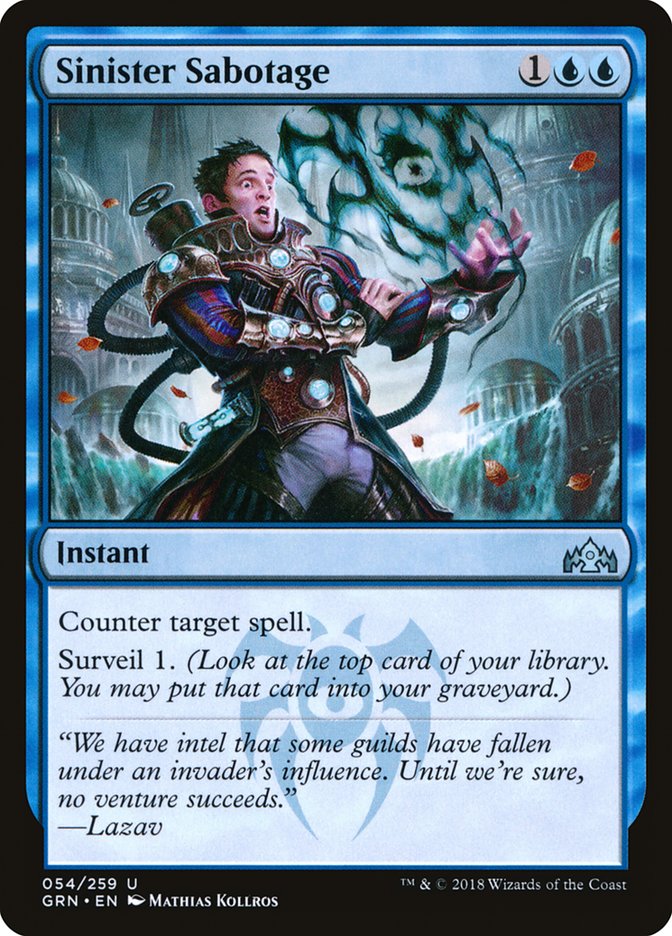 Sinister Sabotage [Guilds of Ravnica] | Play N Trade Winnipeg