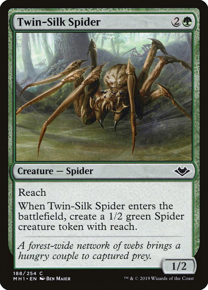 Twin-Silk Spider [Modern Horizons] | Play N Trade Winnipeg