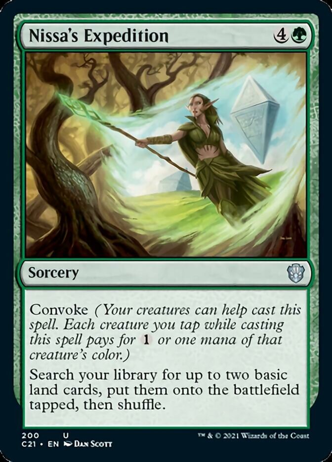 Nissa's Expedition [Commander 2021] | Play N Trade Winnipeg