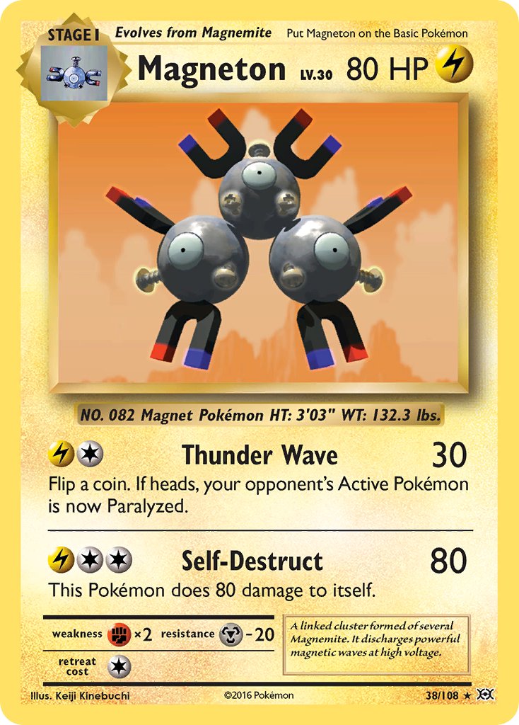 Magneton (38/108) (Theme Deck Exclusive) [XY: Evolutions] | Play N Trade Winnipeg