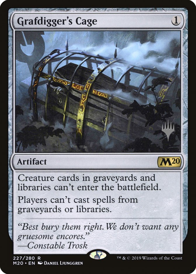 Grafdigger's Cage (Promo Pack) [Core Set 2020 Promos] | Play N Trade Winnipeg