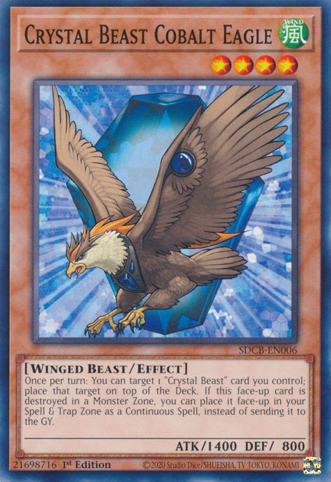 Crystal Beast Cobalt Eagle [SDCB-EN006] Common | Play N Trade Winnipeg