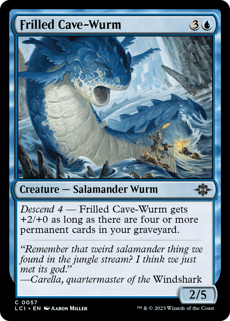 Frilled Cave-Wurm [The Lost Caverns of Ixalan] | Play N Trade Winnipeg