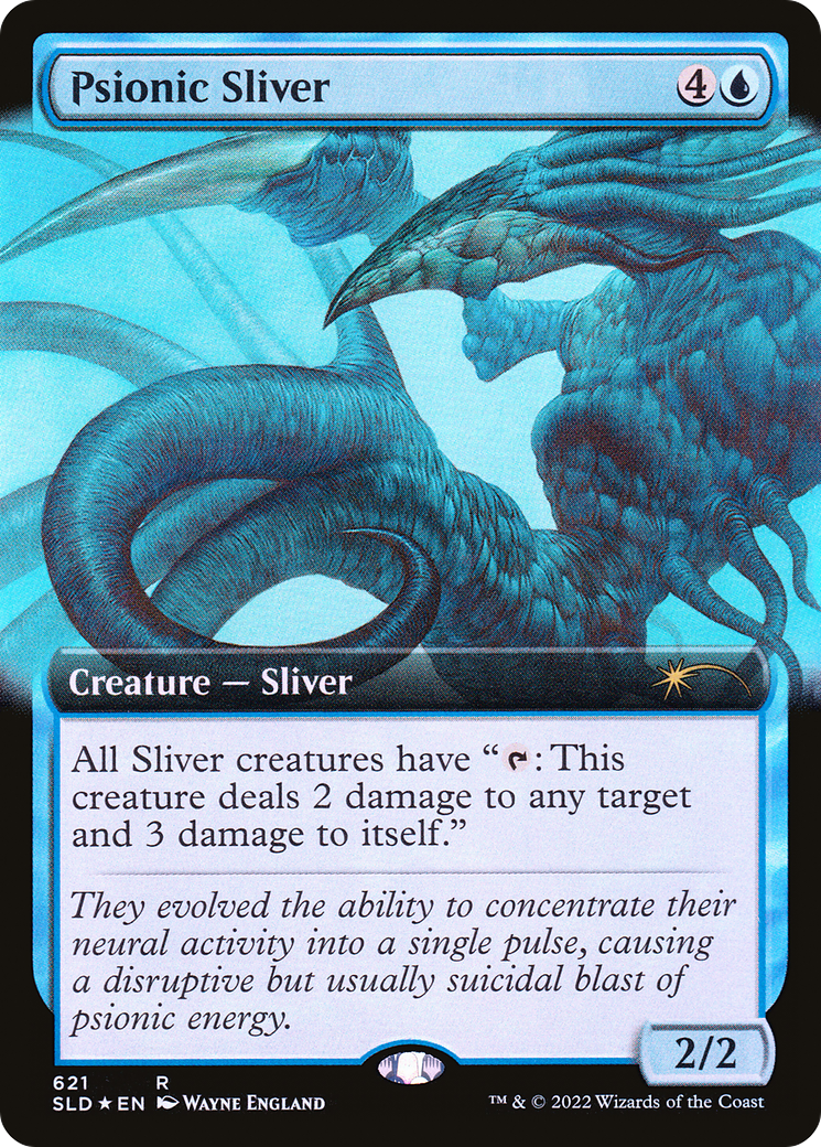 Psionic Sliver (Extended Art) [Secret Lair Drop Promos] | Play N Trade Winnipeg