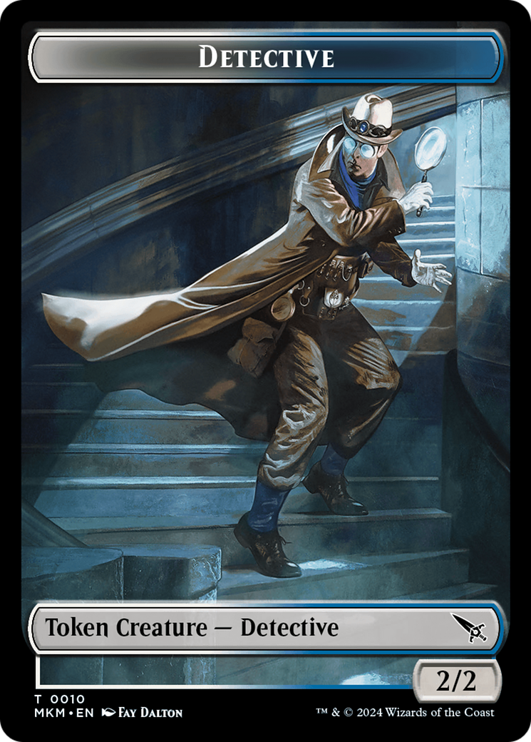 Detective // Spider Double-Sided Token [Murders at Karlov Manor Tokens] | Play N Trade Winnipeg