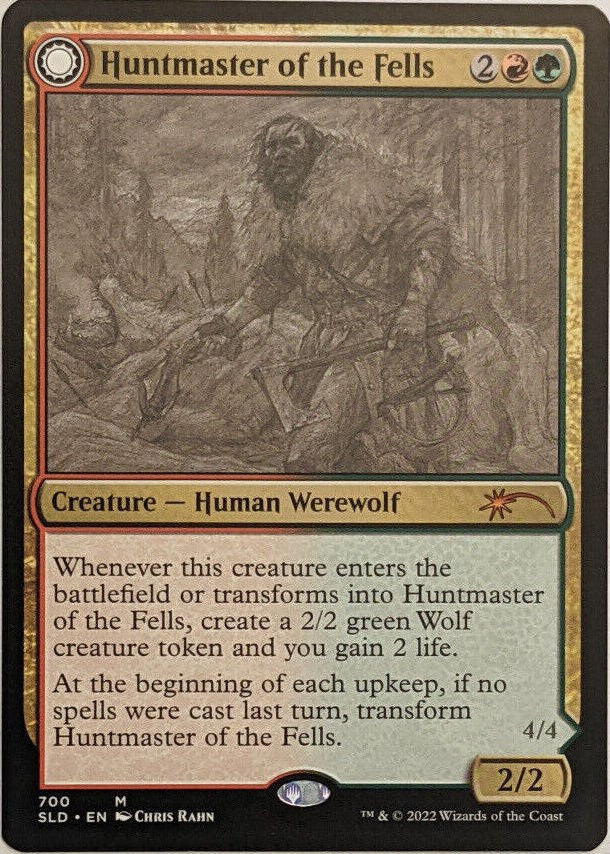 Huntmaster of the Fells // Ravager of the Fells (Sketch) [Secret Lair Drop Promos] | Play N Trade Winnipeg