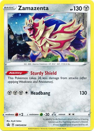 Zamazenta (SWSH034) [Sword & Shield: Black Star Promos] | Play N Trade Winnipeg