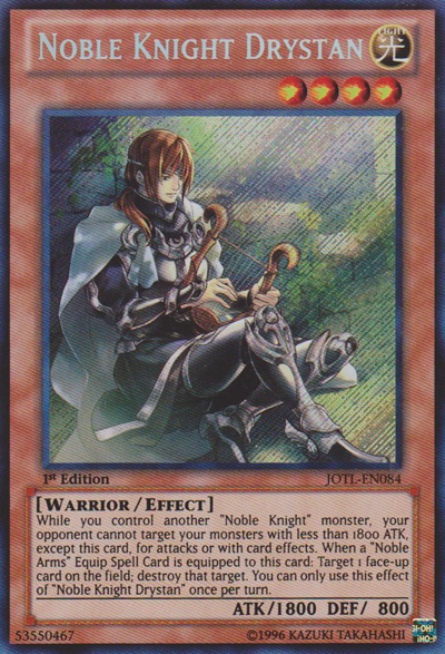 Noble Knight Drystan [JOTL-EN084] Secret Rare | Play N Trade Winnipeg