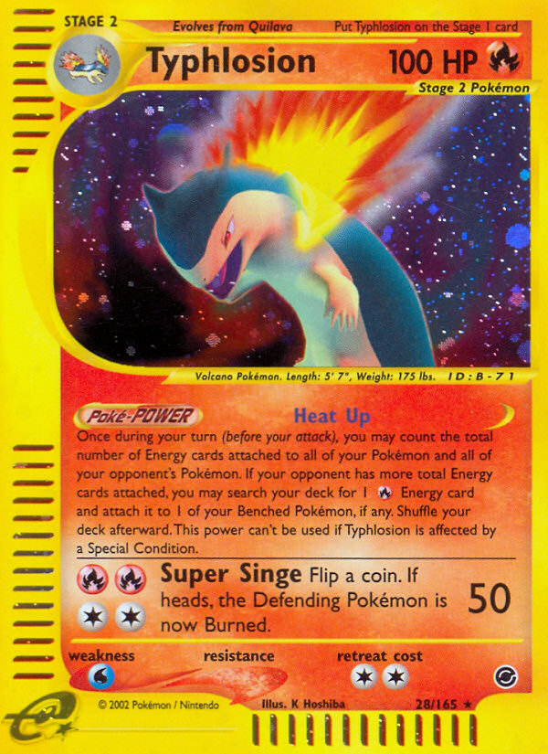 Typhlosion (28/165) [Expedition: Base Set] | Play N Trade Winnipeg