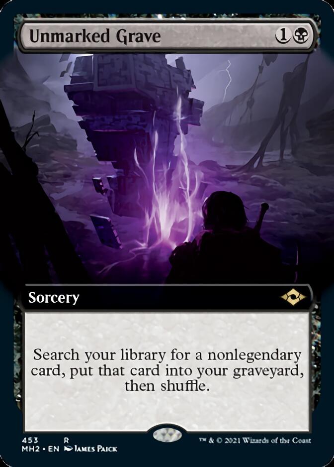 Unmarked Grave (Extended Art) [Modern Horizons 2] | Play N Trade Winnipeg