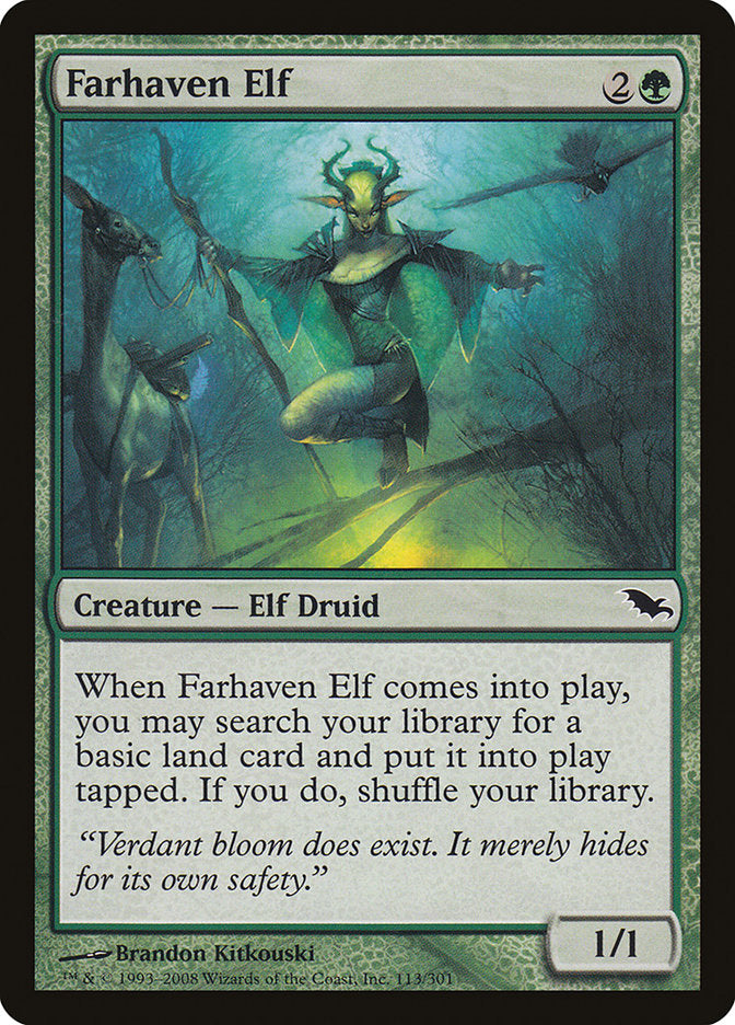 Farhaven Elf [Shadowmoor] | Play N Trade Winnipeg